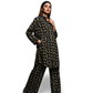 Printed Winter Linen 2-Piece Suit | Trendy & Warm