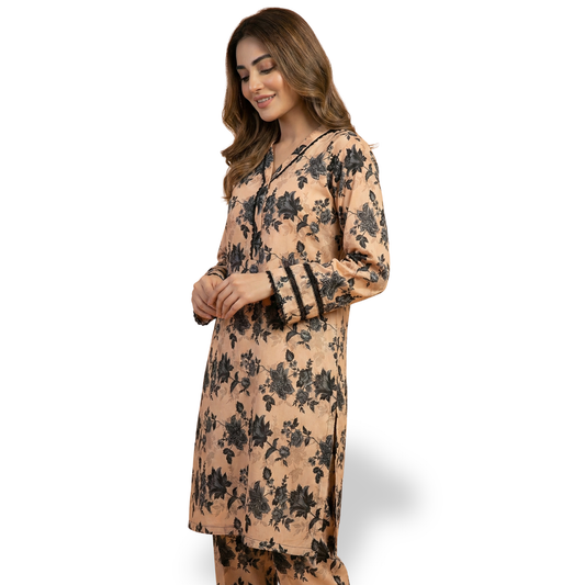 Premium Printed Cotton 2-Piece Set | Kameez & Trouser